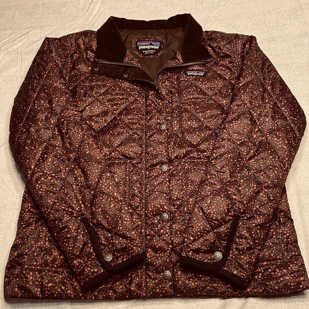 Patagonia Women's Quilted Puffer Jacket - Brown